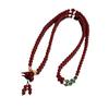 Multi-layered Gourd-shaped Cinnabar Bracelet with the Character "Fu" for Women, Light Luxury Niche Exquisite Beaded Bracelet, Vintage Necklace,