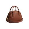 Coach Borough Bolso 23 Metal Logo Zip Closure Leather Shoulder Crossbody Bag Medium Women's Brown