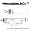 4-Pack RV Fridge Stand Telescopic Adjustable from 15 to 24 Inches Sturdy Telescopic Support Pole Suitable for RVs Campers and Travel Trailers