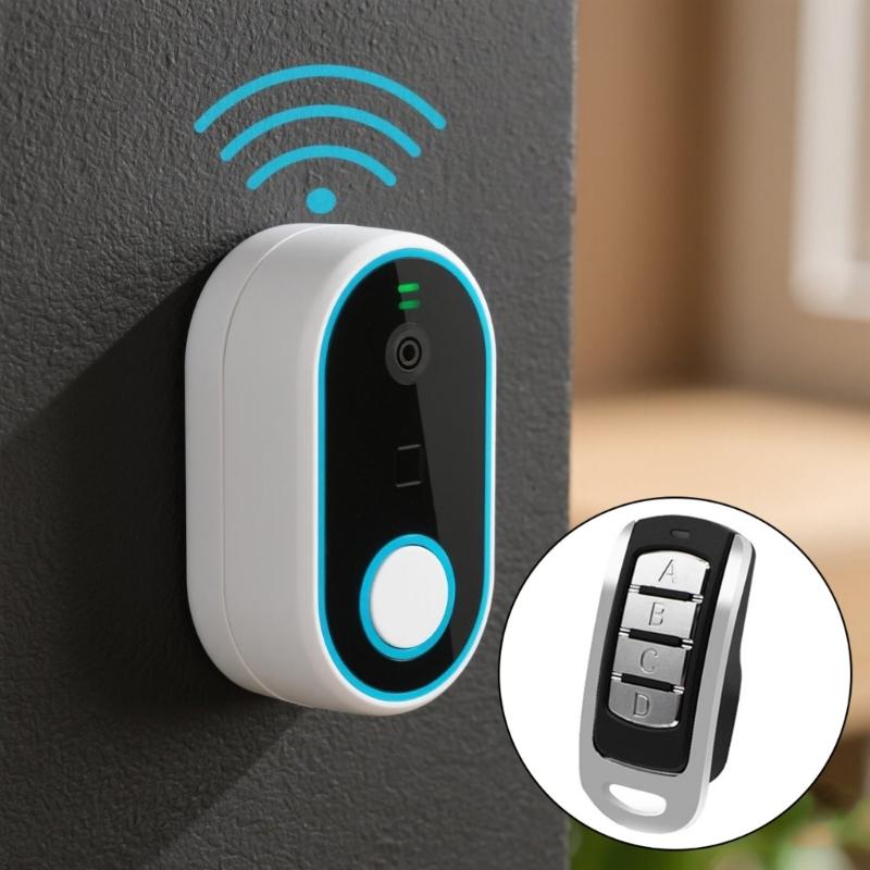 433MHz Wireless Remote Control For Garage Door Rolling Shutters With Programmable Button Durability Shell Door Opener