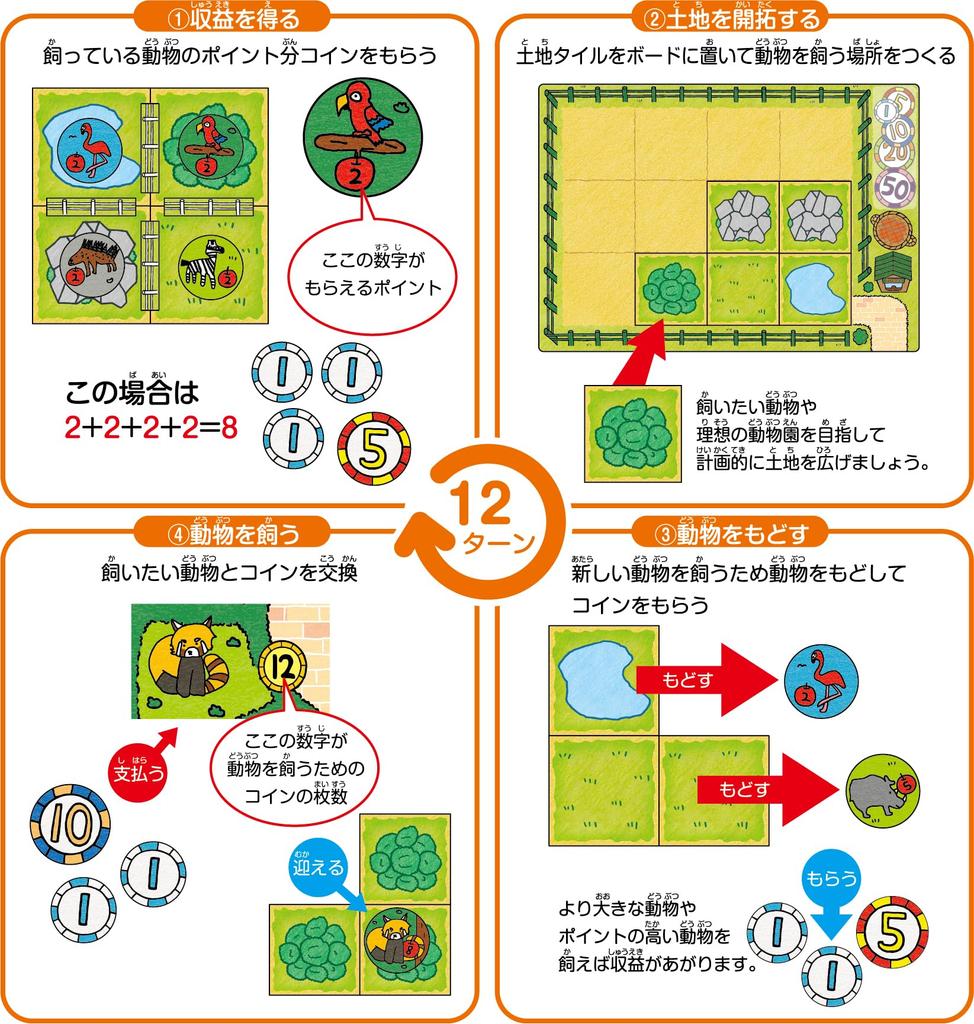Hanayama Toy Awards 2023 Communication Toy Category Excellence TAKUMI ZOO Board Game 267mm X 191mm X 43mm Board Game Made by Elementary School