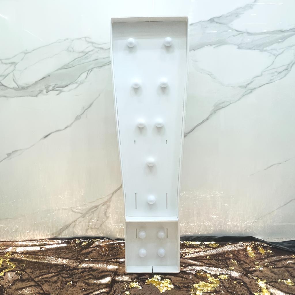 1Pc 120cm Large Size LED KT Board With Clip Support -Birthday Anniversary Parties,Photo Booths Backdrops - Warm Yellow Light (Batteries Not Included)