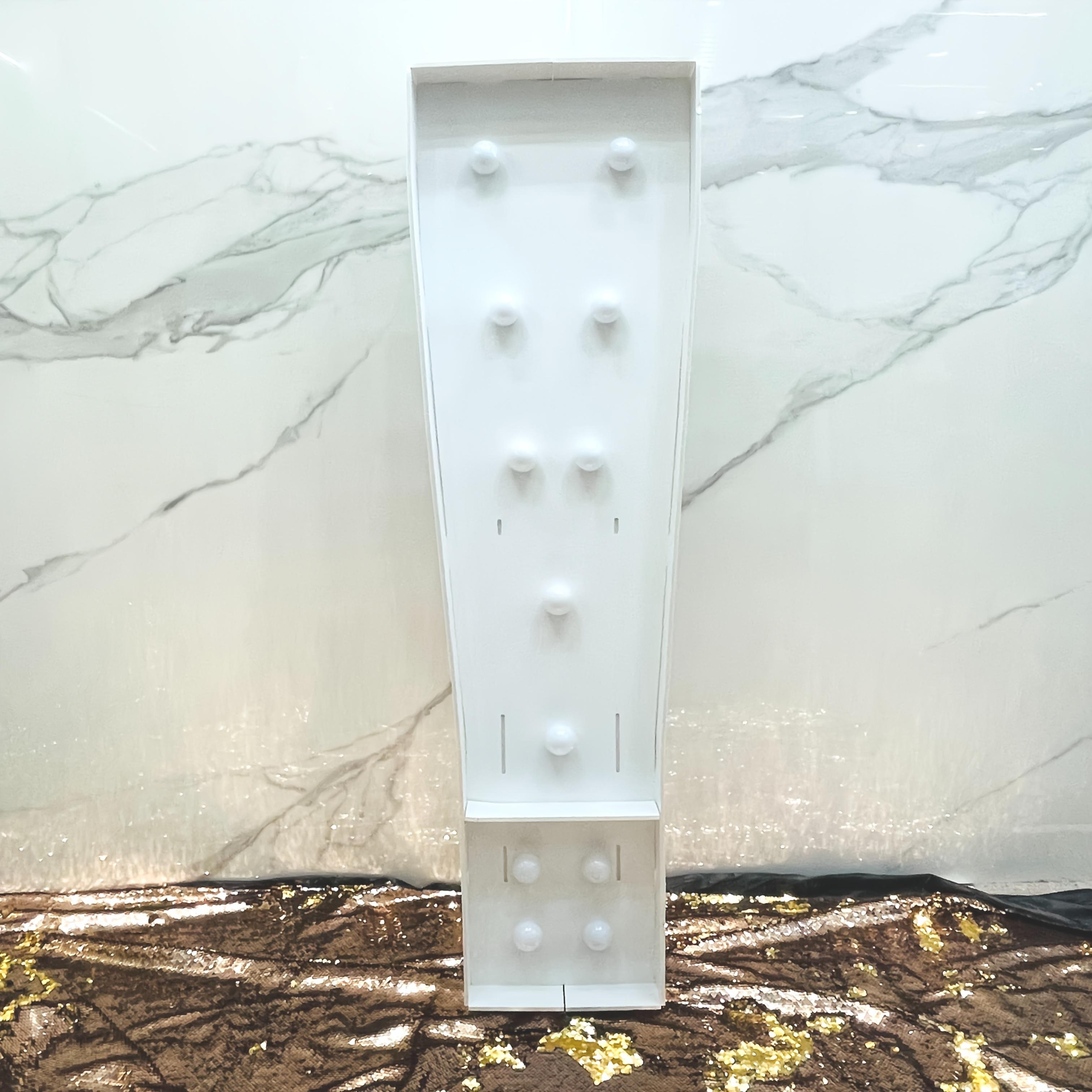 

1 шт. 120 см Большой размер Светодиодная КТ доска с клипсовой подставкой - Вечеринки на день рождения, юбилеи, Фоны для фотобудок - Теплый желтый свет (Батарейки в комплект не входят) !