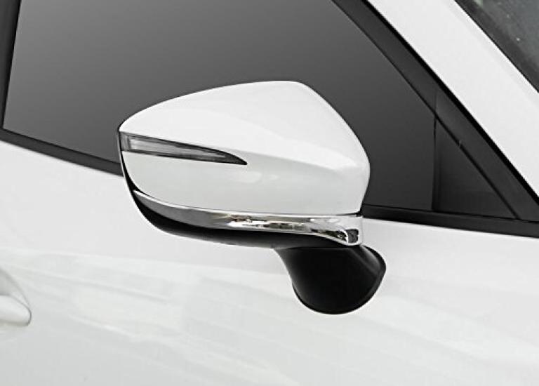 Kryty zrcátek RUIQ pro Mazda řady DK chromované CX-3 (Dolní)