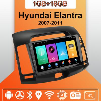Car Radio Android Auto Carplay For Hyundai Elantra 2007-2011 Multimedia Player Head Unit Stereo GPS Navigation BT WIFI 1+16GB