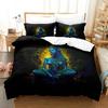 Luxury New 3D Print Mother Earth Blacklight Bedding Set Boys Girls Twin Queen Size Duvet Cover Adult Fashion Home Textileextile