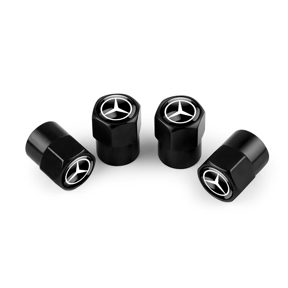 CRE1 4PCS Car Wheel Tires Valve Cap Covers Auto Accessories For Mercedes Benz AMG A B C E M R G S Class GLA GL CLA CES CLS SLK GLK