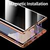 360 Full Cover Magnetic Metal Flip Case For Samsung Galaxy 20 Ultra Note20 Cases Tempered Glass 20 Privacy Fundas Euti