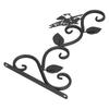 Black Wall Mount Rack Iron Garden Hanger Decorative Hanging Bracket  Indoor Space