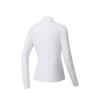 Anta Simple Versatile Letter Stand Collar Quick Dry Long Sleeve T-Shirt Women Tops 162537406-1