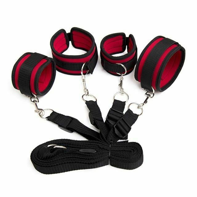 Starter Kit 10 Pieces Gag Flogger Restraints Blindfold Cuffs Collar  Starter Kits