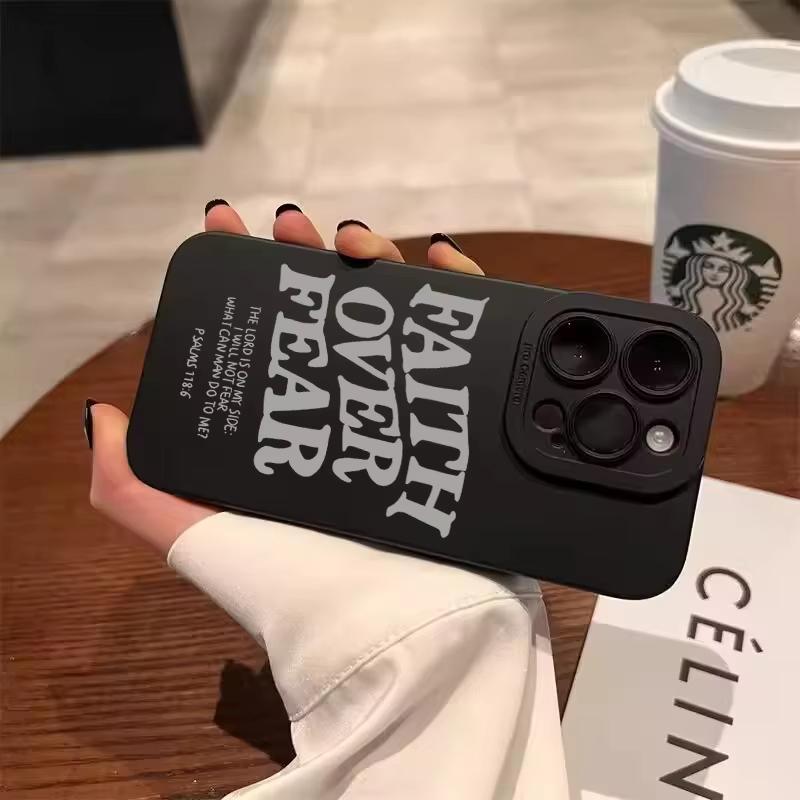 Fashion Sentences Phone Case For iPhone 16 15 14 13 12 11 Pro Max XS X XR 7 8 Plus Mini SE 2020 2022 Camera Protective