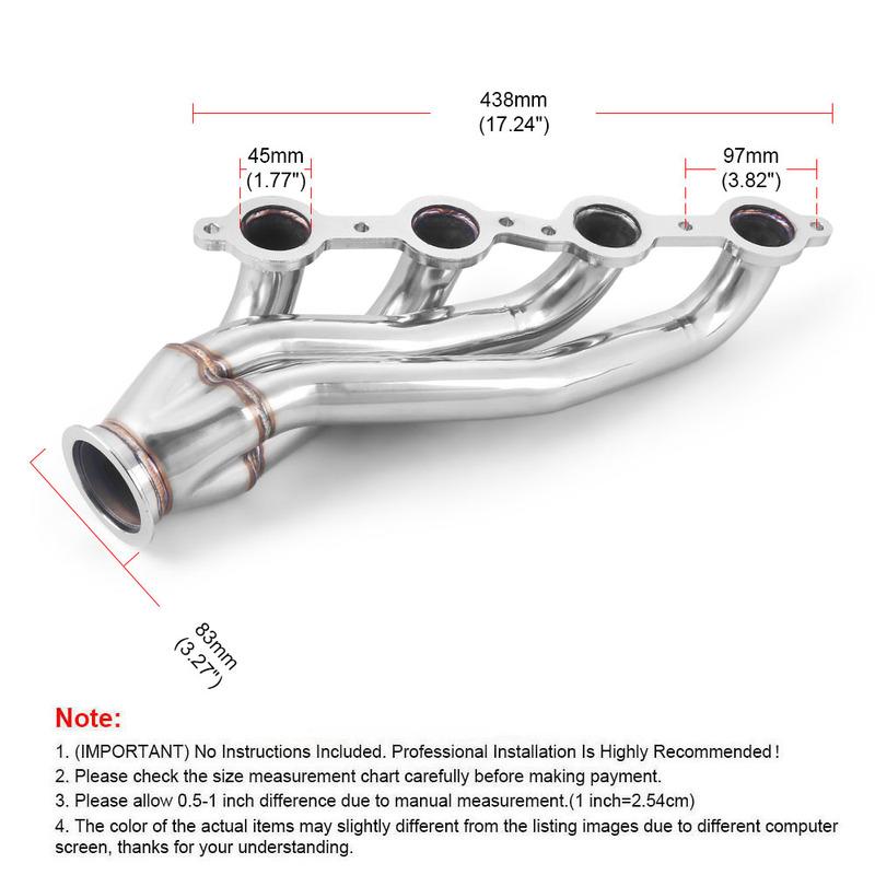 For Chevrolet C10 LS1 LS2 LS3 LS6 Performance Car Exhaust Manifold Headers Stainless Steel Stainless Steel Tube Header