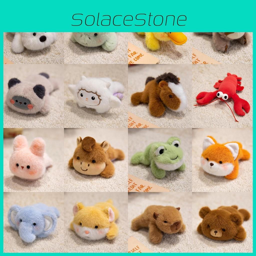 Rabbit Cartoon Cat Turtle Plush Fridge Magnets Toy Animal Doll Gift Decoration