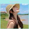 Classic Straw Hat For Women With Wide Brim Sun Protection Summer Outdoor Sun Hat