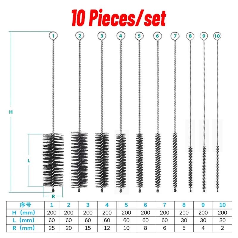 Pipe Cleaning Brush Valve Carbon Deposition Clean Universal Teapot Nozzle Straws Clean Brushes Car Cleaning Tool Car Accessories