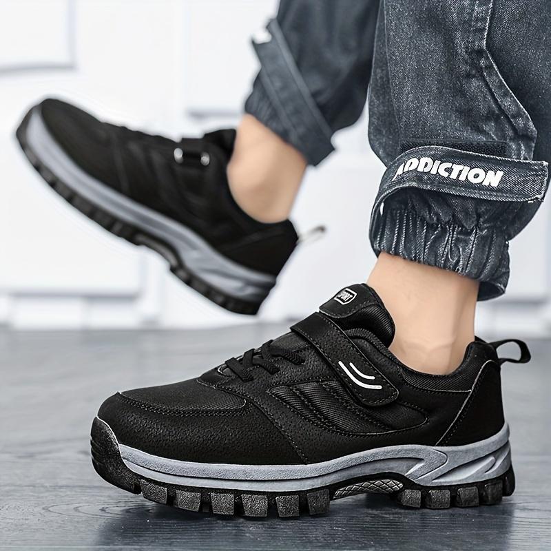 Men's Breathable Casual Shoes, With Velcro, Comfortable And Soft Sports Shoes, Suitable For Outdoor Jogging
