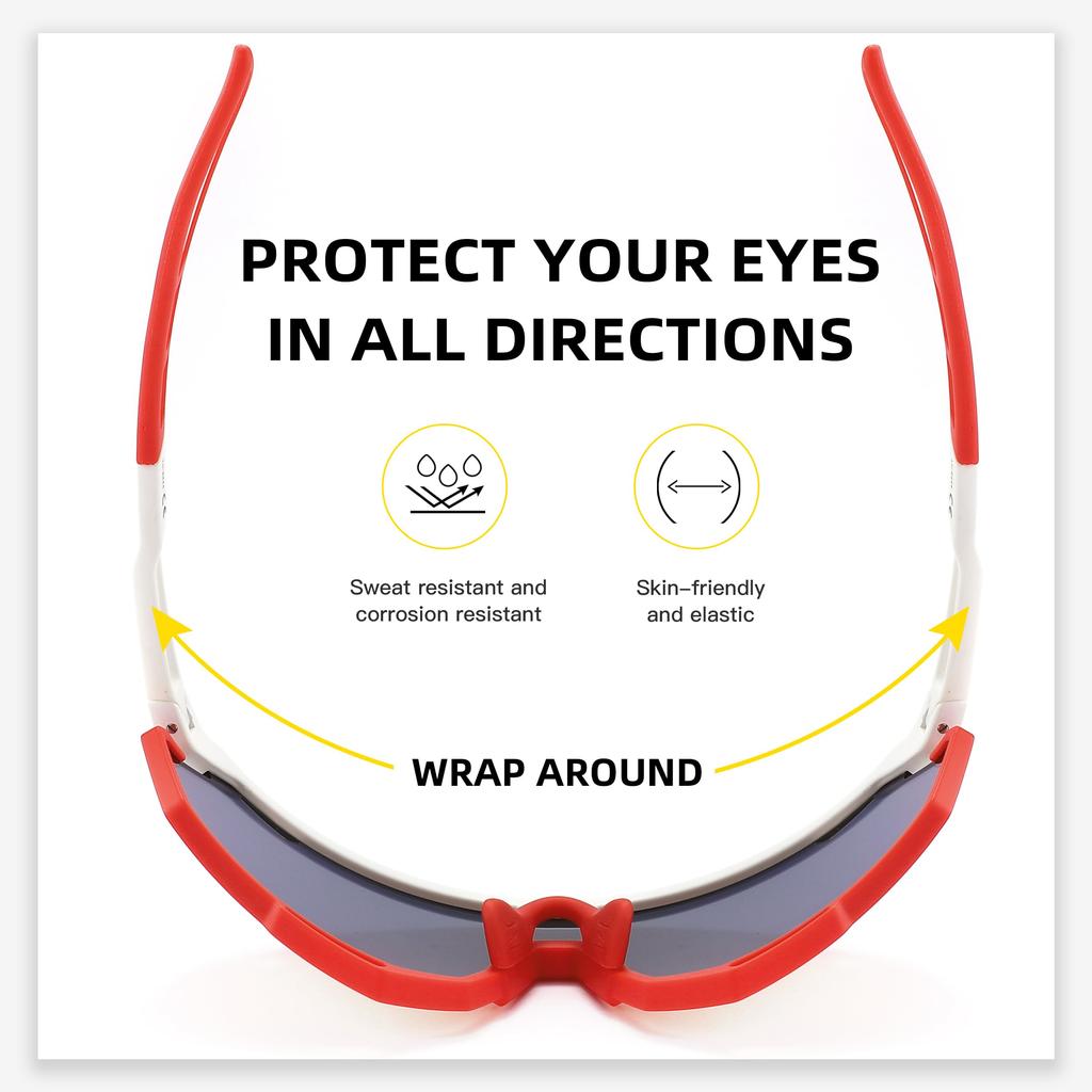 Sport Baseball UV400 for Vei og Kjøring [SINSPORT eyewear] Solbriller, Solbriller, Beskyttelse, Løping, Sykkel, Fiske, Sykling, Golf,