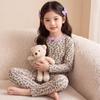 Kids' Autumn Winter Warm Cotton Pajama Set: Boys & Girls