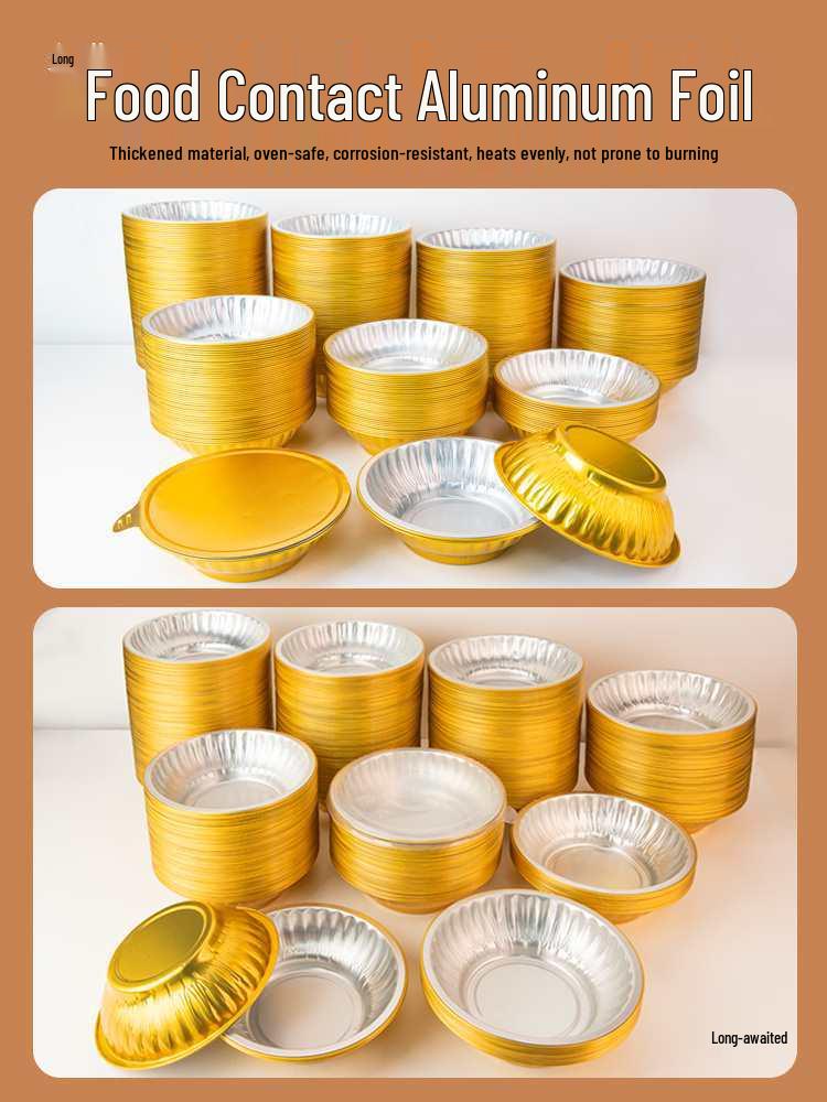 Disposable Aluminum Foil Bowl for Meicai Kou Rou, Zhengru Rou, Shao Bai, and Ba Bao Fan