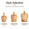Bamboo Garlic Masher Bowl Thick Base Spice Grinding Tool Garlic Grinder Bowl  Home Cooking Prep