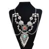 Alloy Coin Personalized Retro Collarbone Multi-layer Necklace, European and American Exaggerated National Style Necklace