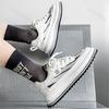 Fashion Spring 2025 Fashion Trend Thick Soled Casual Sports Shoes for Men Mesh Breathable Comfortable Versatile Low Top Chunky sneakers