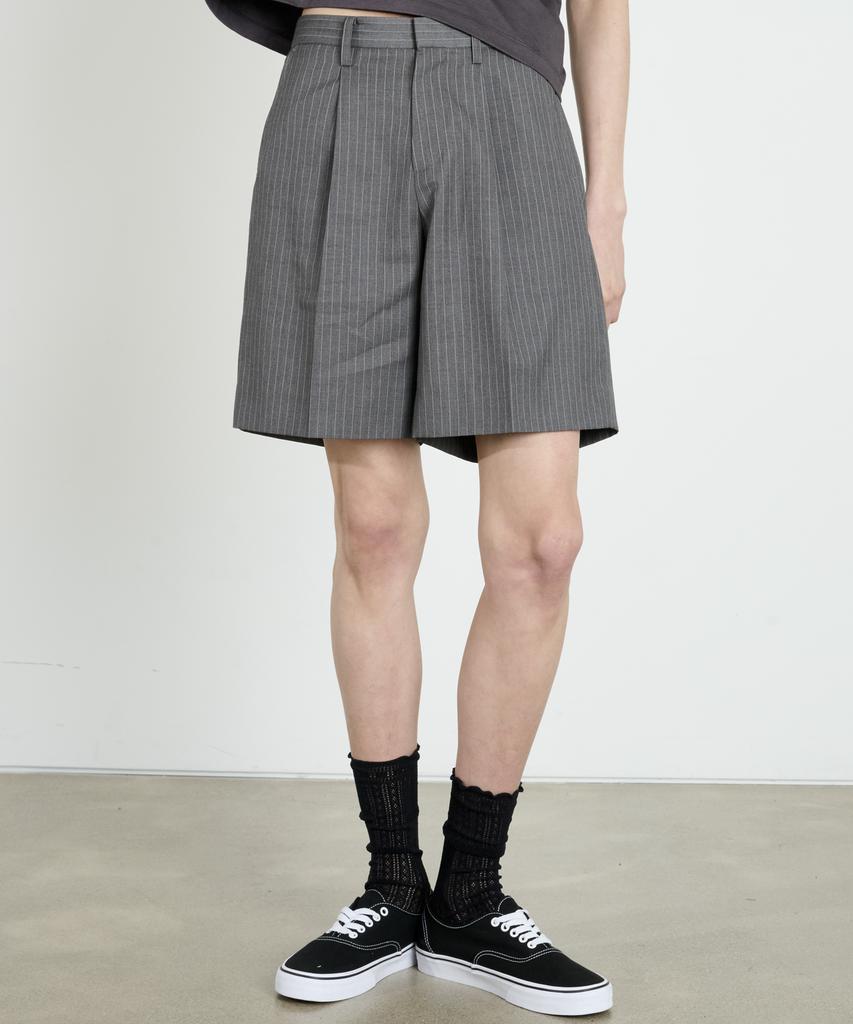 DUSTYWHITE Gray Pinstripe Shorts