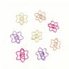 100pc Lotus Metal Paperclip Cute Flower Design Office Learning Bookmark