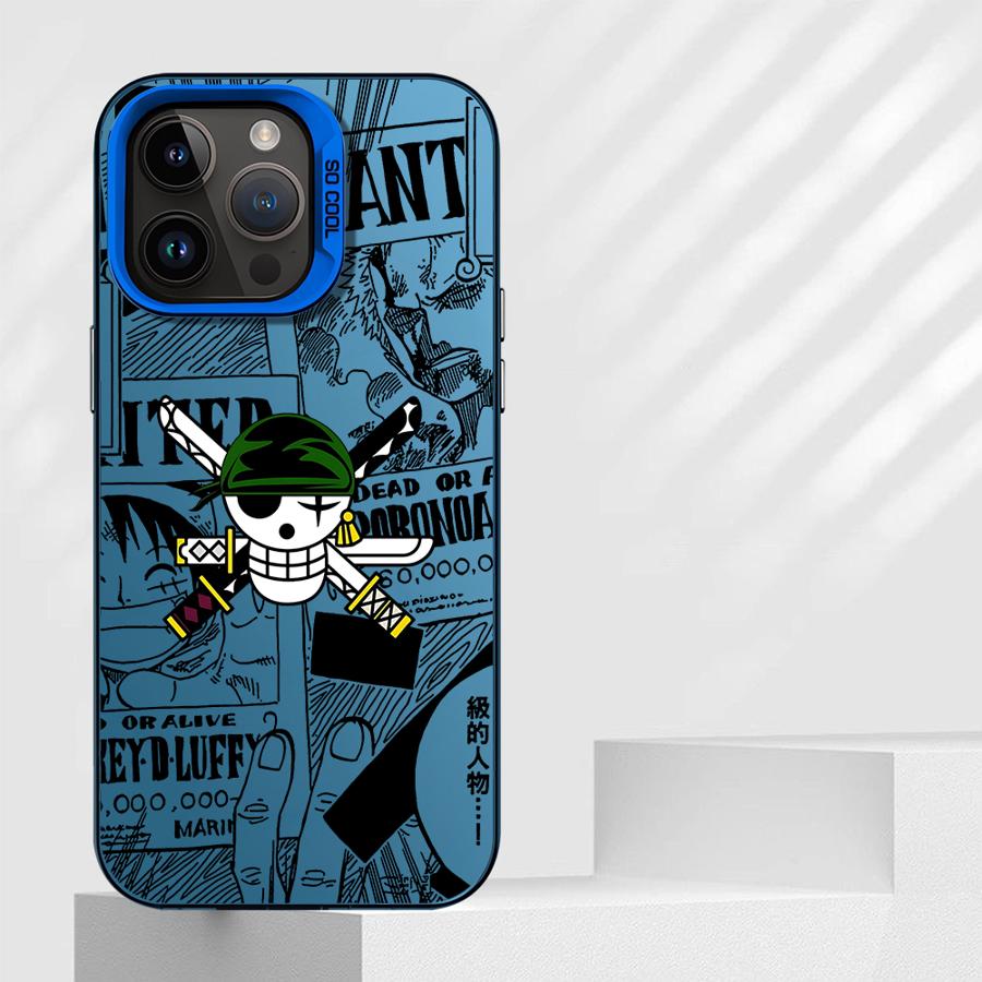 Soft Shell Case for iPhone 11 12 13 Pro Max 14 15 16 Plus 16e One Piece Bone Logo
