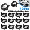 H7 LED Headlight Bulb Base Auto Accessories Plastic H7 LED Headlight Bulb Adapter Replacement for Hyundai Nissan Kia