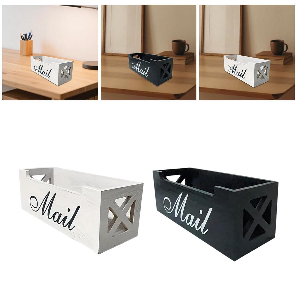 Compact, Wall-mounted Desk Mailbox Made of [material Name], Space-saving, Rustic Style, Lightweight,