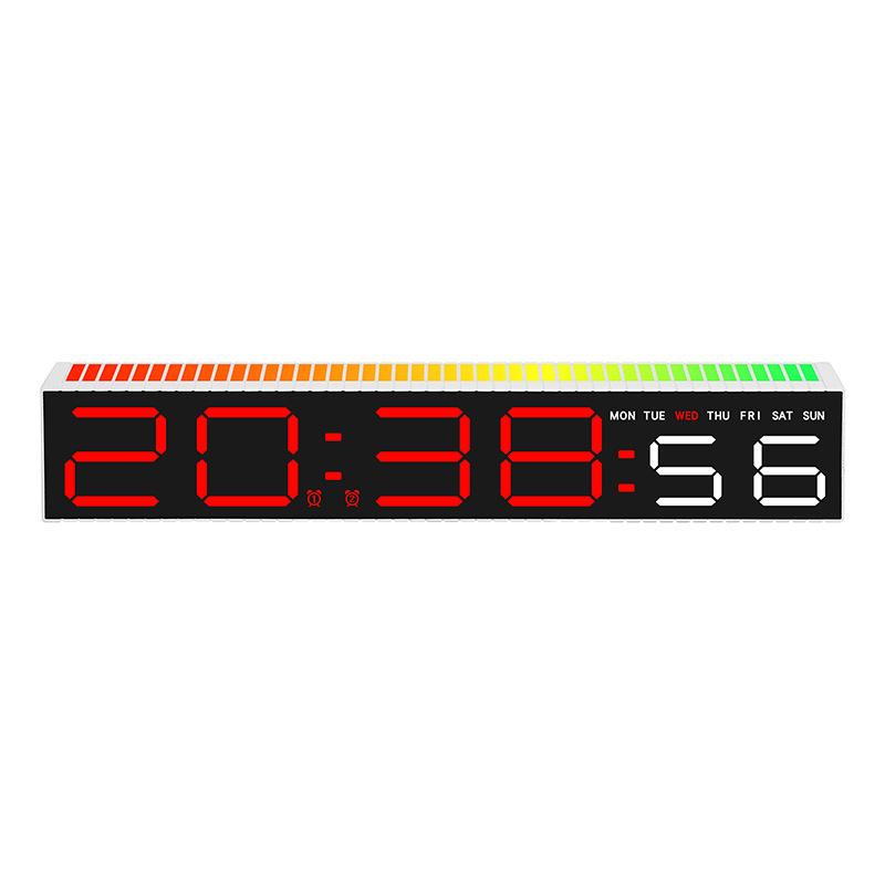 Creative LED Sound-Activated Alarm Clock with Tabletop Design 5517