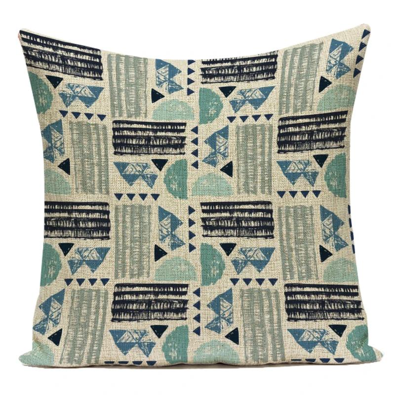 Polyester Decorative Pillows Geometric Mandala Boho Sofa Home Decor Pillow Cushion Cover For Living Room Capa De Almofadas
