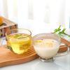 400ml Glasbecher mit vergoldetem Griff