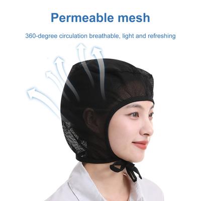 Dust Cap with Straps Secure Fit Unisex Anti-slip Adjustable Breathable Mesh Prevent Hair