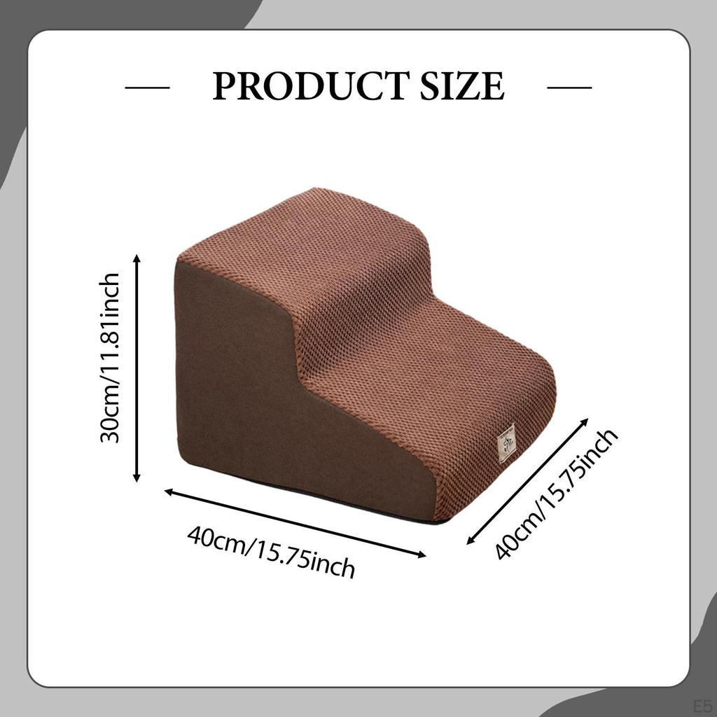 2-stopniowe schody dla psa Rampa dla zwierząt wygodna, wielofunkcyjna, łagodny spadek, drabinka dla szczeniaka małych zwierząt