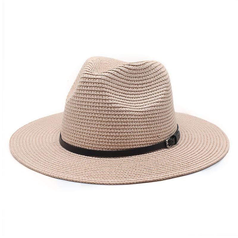 Summer Foldable Wide Brim Straw Hat For Men And Women With Sun Protection And Breathable Design For Beach And Outdoor Activities