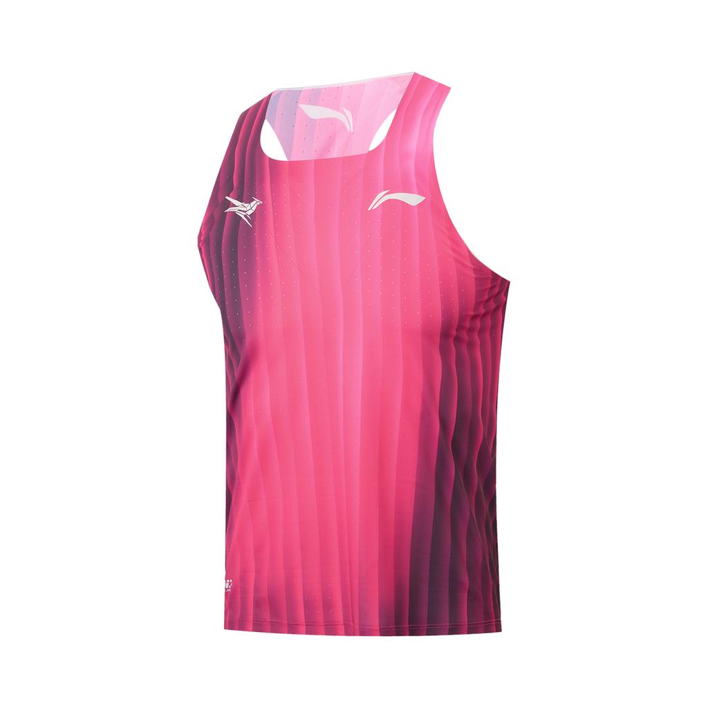 Li Ning Running Collection Tank Top Men's Vibrant Pink AAYV123-28