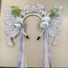 Mid-Autumn Hanfu Fairy Hair Clip - Women's & Children's Ancient Style Floral Tassel, Sweet Accessory for Girls