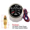 Customized10mm 14mm 17mm 21mm Temperature Sensor+52mm Water Temperature Gauge Universal for Boat Car Auto Motorcycle Thermometer