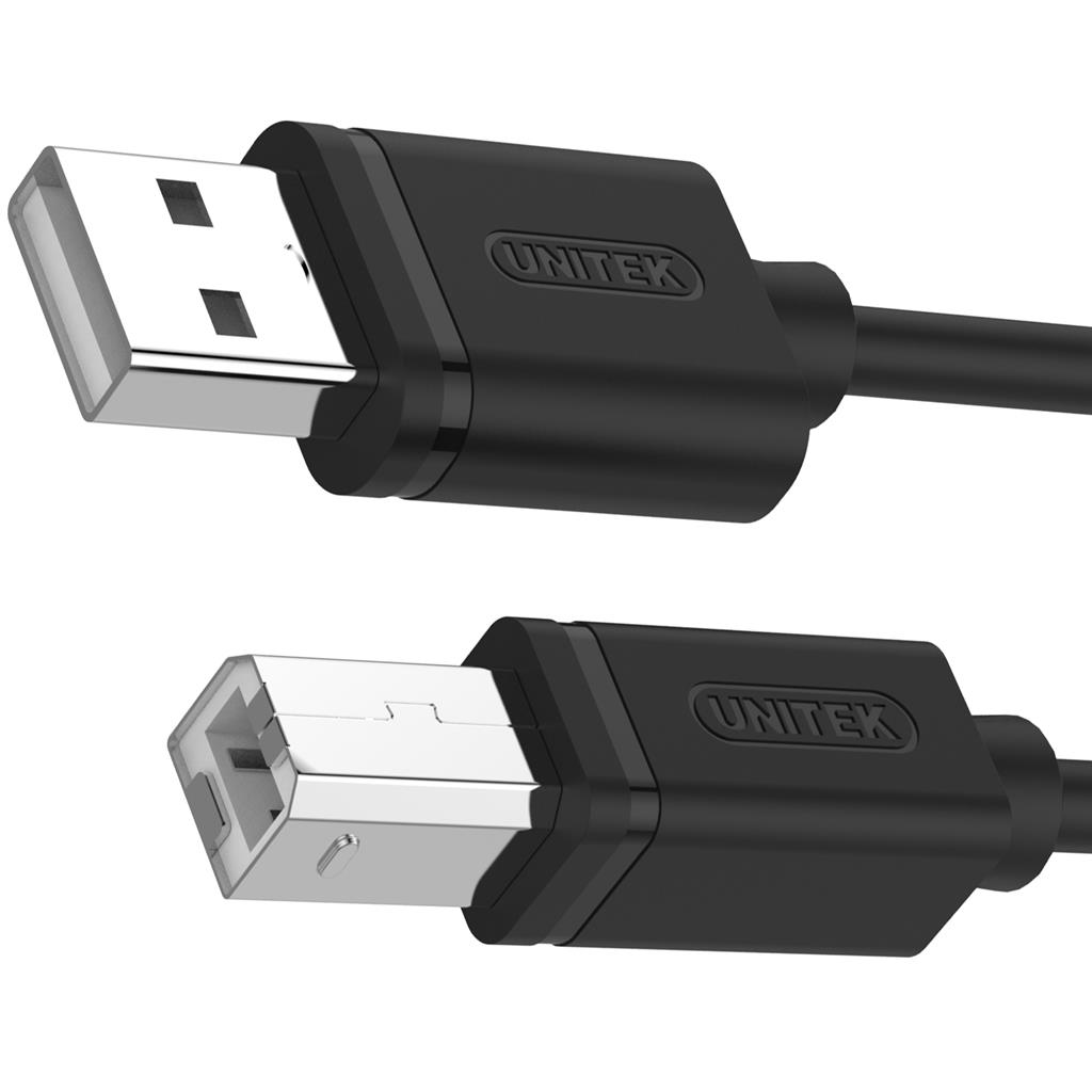 Kabel Unitek Y-C421GBK USB 2.0 AM-BM, 5m