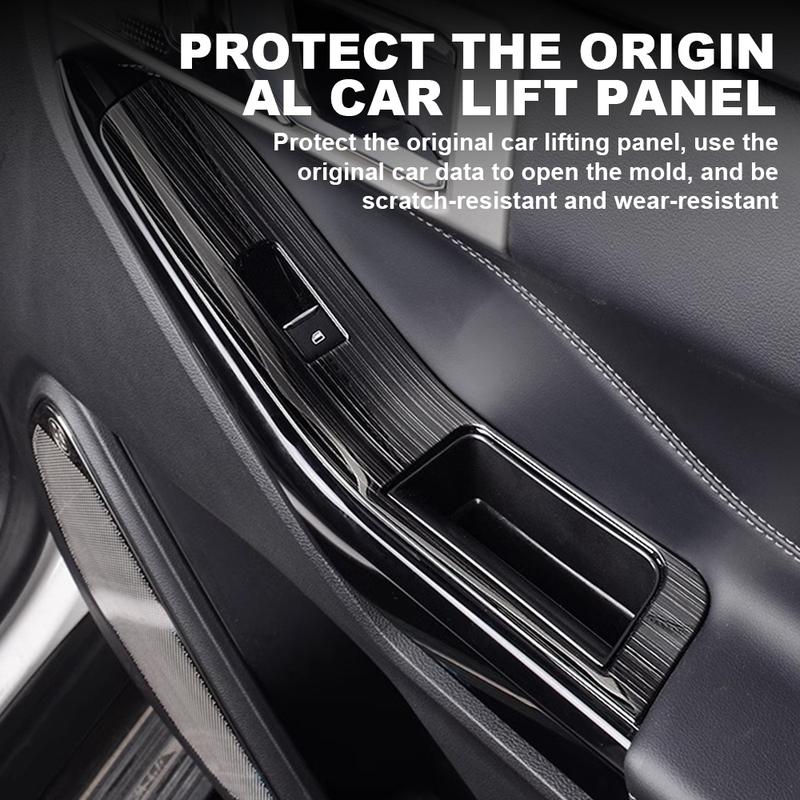 Car Door Window Glass Lift Buttons Control Switch Panel Cover For Ford Explorer     Trims Accessories