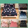Piece Bed Printed One Sheet Cover Aloe Cotton Simmons Nonslip And Dustproof Mattress Elastic Band Protector Fitted Sheet