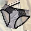 Briefs Bow Lace Panties Middle Waist Lace Briefs Temptation Sexy Panties  Girl