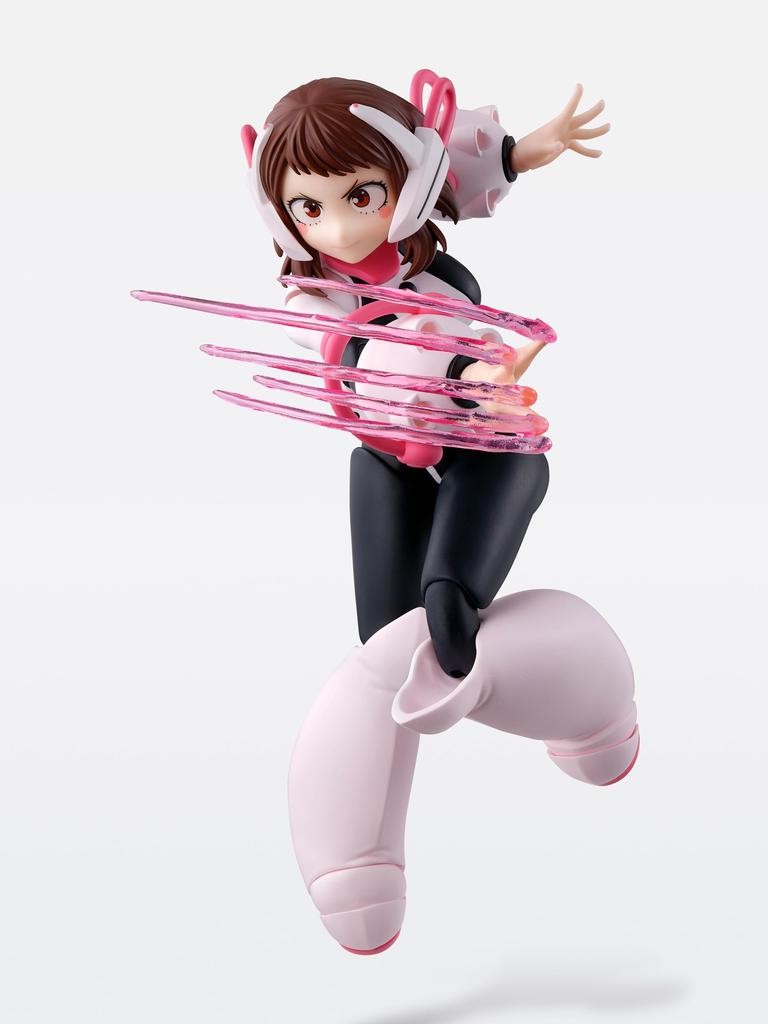 TAMASHII NATIONS My Hero Academia Ochaco ca. PVC ABS lackierte Actionfigur S.H.Figuarts Uraraka, 130mm, &