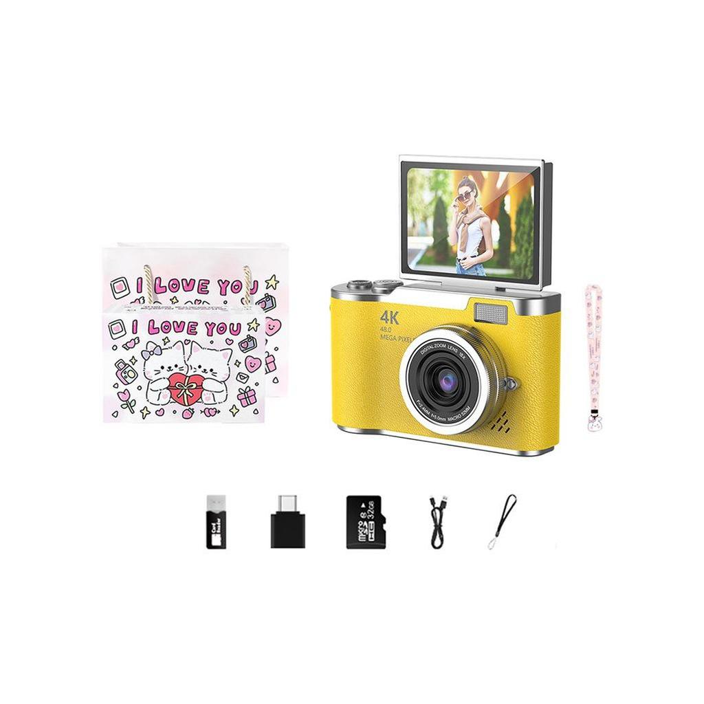 Entry-Level HD CCD Flip Screen Digital Camera for Students