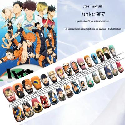 Haikyuu nositelná zbroj: 2D Anime Sada brnění Shoyo Hinata/Kōtarō Bokuto (30 kusů)