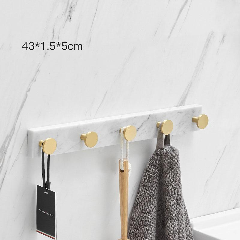 

Marble Bathroom Hooks Bathroom Luxury Towel Rack White/Green/Black Robe Hook Hanger Holder Clothes Hook Bathroom Hardware Set белый
