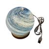 Glass Moon Lamp, Night Lamp With Wooden Stand Lamp Decoration Star Lamp USB Power Supply Sky Lamp Home Decor Birthday Gift For Friends Lover